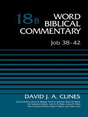 cover image of Job 38-42, Volume 18B